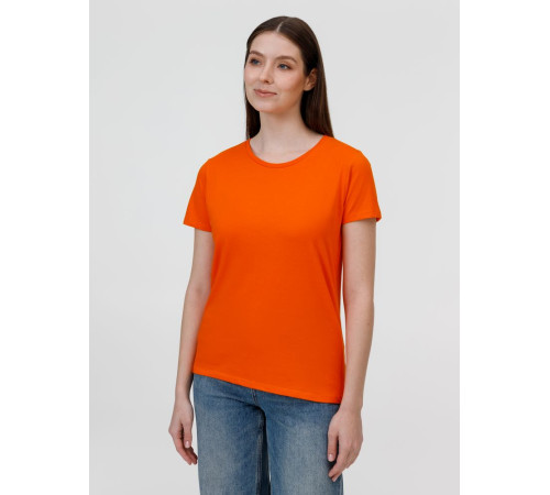 Футболка женская E190 оранжевая