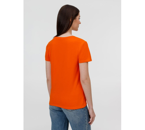 Футболка женская E190 оранжевая