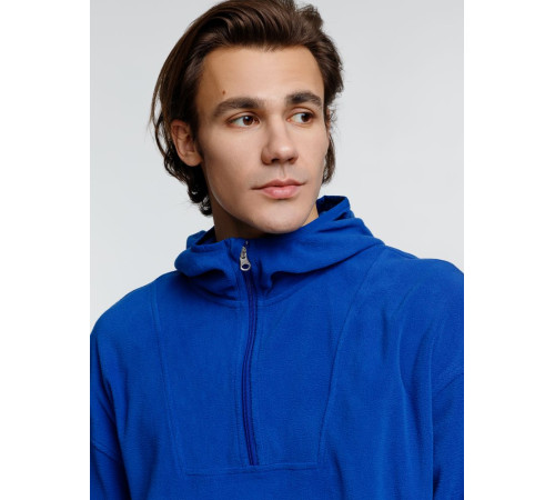 Анорак флисовый унисекс Fliska, ярко-синий