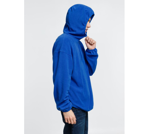 Анорак флисовый унисекс Fliska, ярко-синий