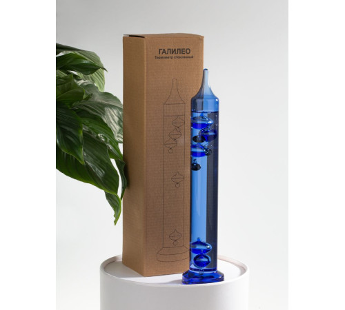 Термометр стеклянный «Галилео», голубой