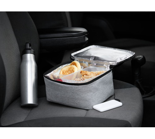 Изотермическая сумка с функцией подогрева Oneworld, серая