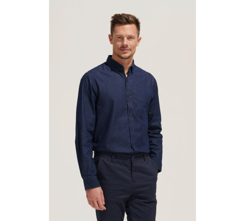 Рубашка мужская Barry Men, синяя (деним)