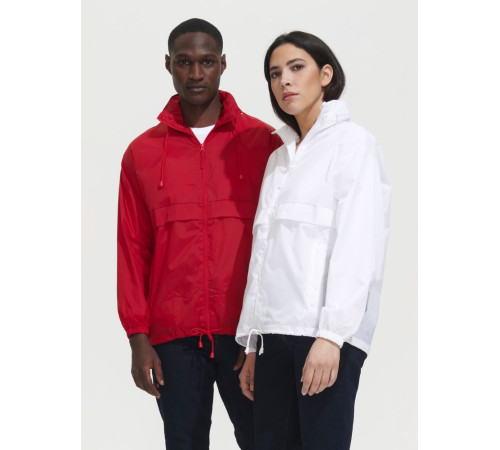 Ветровка из нейлона Surf 210, красная