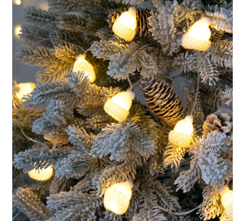 Гирлянда Cosy Poms, белая