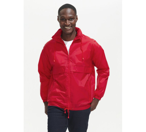 Ветровка из нейлона Surf 210, красная