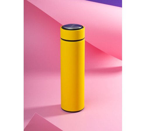 Термос с ситечком Percola, желтый