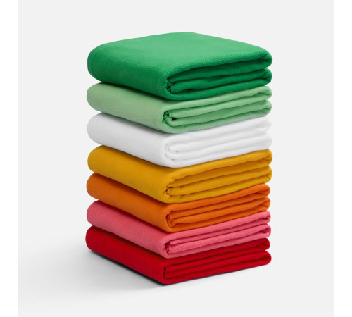 Флисовый плед Warm&Peace, розовый (коралловый)