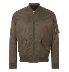 Куртка бомбер унисекс Rebel, коричневая