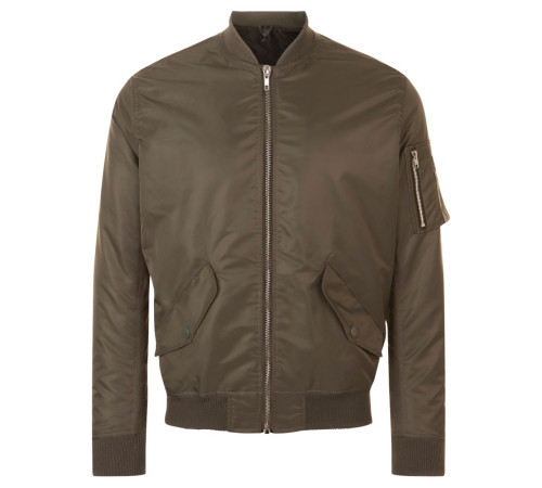 Куртка бомбер унисекс Rebel, коричневая