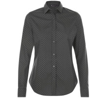 Рубашка женская Becker Women, темно-серая с белым
