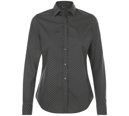 Рубашка женская Becker Women, темно-серая с белым