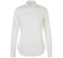 Рубашка женская Becker Women, белая с темно-синим