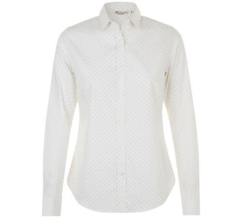 Рубашка женская Becker Women, белая с темно-синим