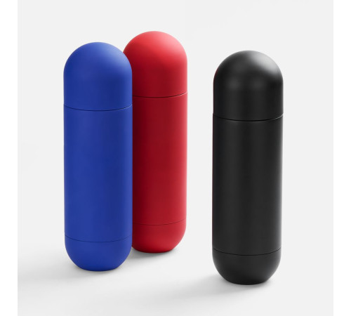 Термос Tubula Soft Touch, черный