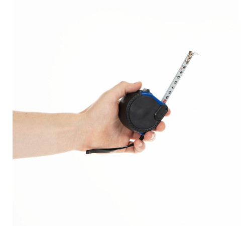 Рулетка Meter Plan, 5 м, черная с синим