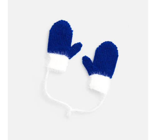Подвеска на елку «Вьюжка», варежки, синяя