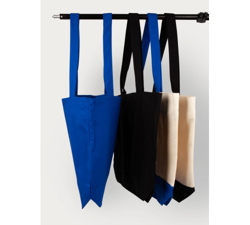 Сумка для покупок на молнии Shopaholic Zip, неокрашенная с черным