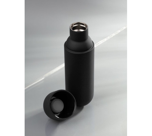 Термос Tubula Soft Touch, черный