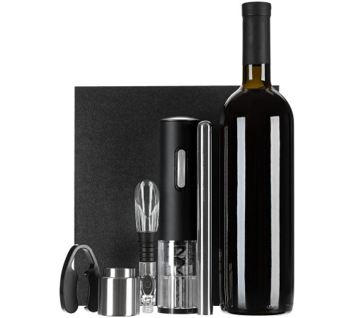 Винный набор Wine Diesel, черный