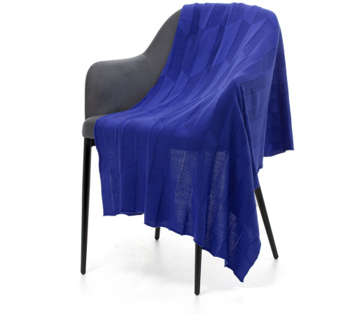 Плед Rombus, синий (василек)