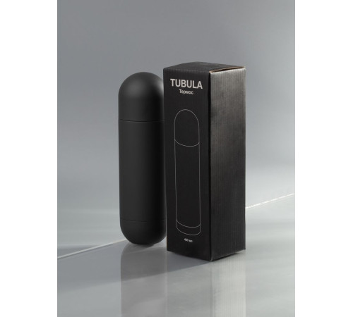 Термос Tubula Soft Touch, черный