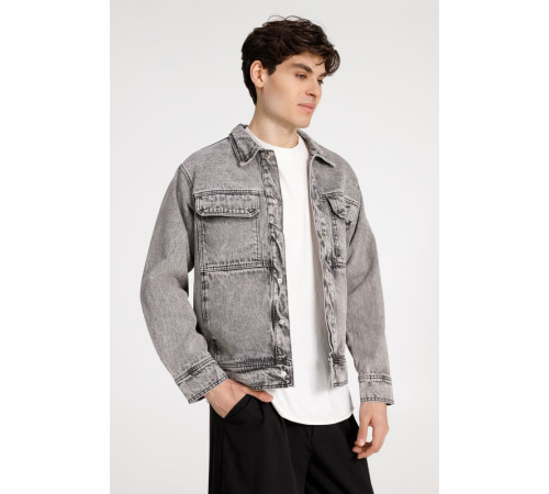 Куртка джинсовая O2, серая