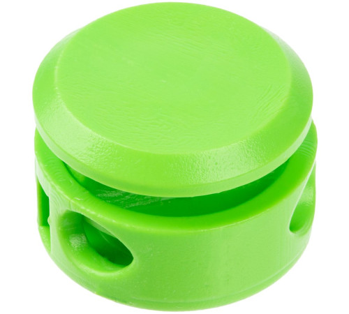 Двойной фиксатор для шнура Brоgy, зеленый неон