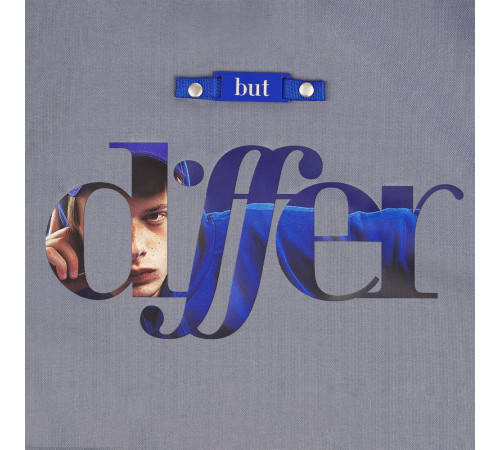 Рюкзак B3, серый с серыми лямками