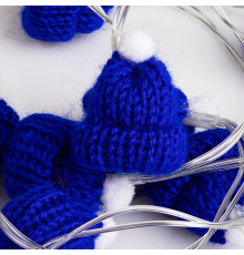 Гирлянда Cosy Poms, синяя