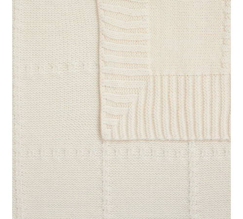 Плед Quadrisma, белый (молочный)