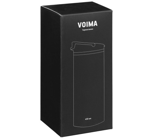 Термостакан Voima, черный