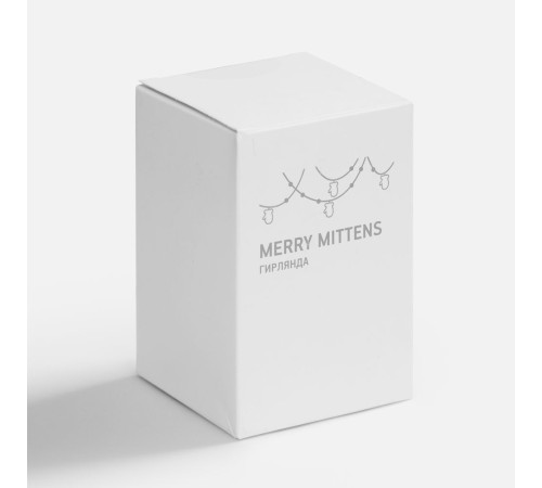 Гирлянда Merry Mittens, синяя