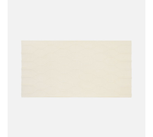 Плед Curve Verve, молочно-белый