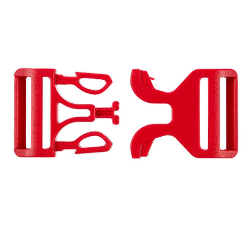 Застежка-пряжка Fibbia, красная