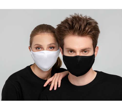 Маска для лица, черная