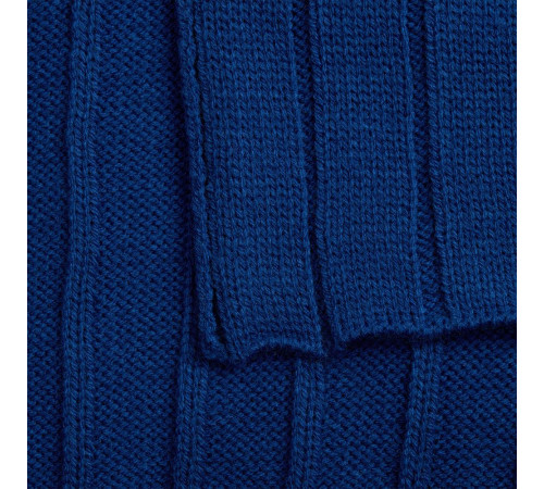 Плед Tressa, темно-синий (кобальт)