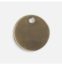 Шильдик металлический Alfa Sirkel, бронзовый