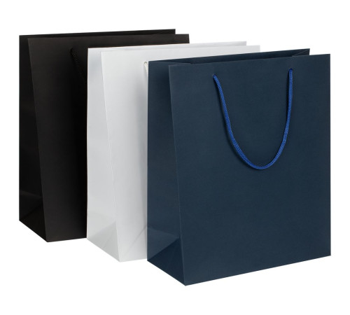 Пакет бумажный Vid L, синий