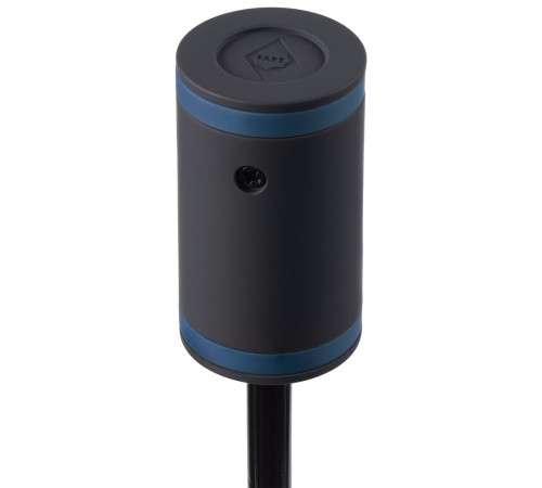 Зонт складной AOC Mini с цветными спицами, синий