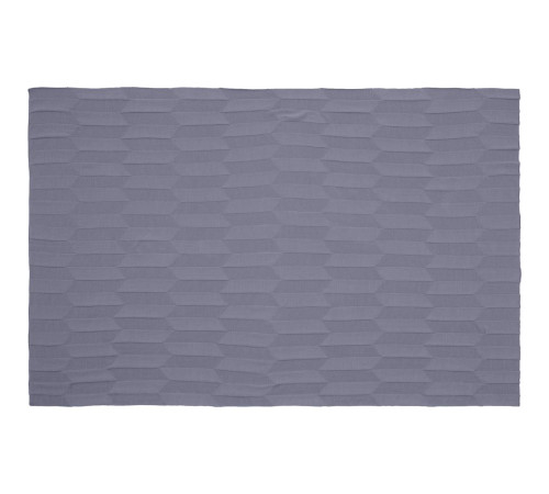 Плед Rombus, серый (стальной)