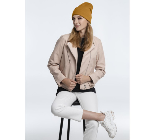 Шапка Real Talk, горчичная