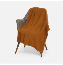 Плед Ornato, оранжевый (светлое золото)