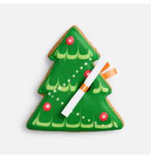 Новогоднее печенье с предсказанием «Елка»