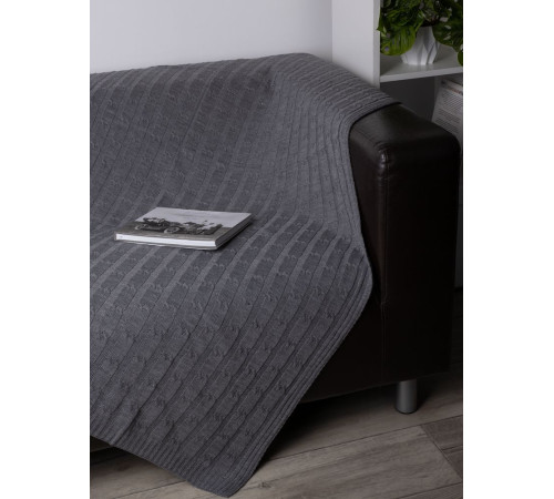 Плед Trenza, серый