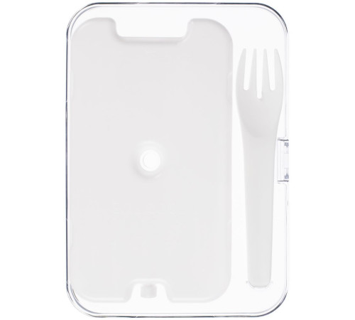 Ланчбокс Cibus с аккумулятором холода, белый с черным