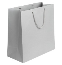 Пакет бумажный Porta L, серый