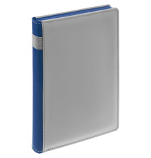 Ежедневник Spain Shall на заказ, недатированный, серый с синим