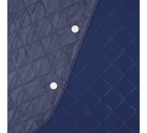 Плед-пончо для пикника SnapCoat, синий