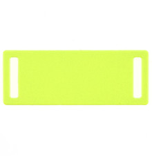 Шильдик металлический Kova, желтый неон